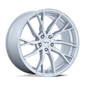 Niche M273 NOVARA Silver 20x10.5 +27 5x112mm 66.6mm - Wheelwiz
