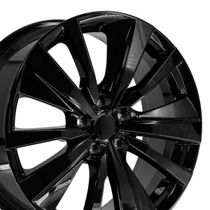 OE Wheels Replica NS29 Black Wheel 19x8.0 +55 5x114.3mm 66.1mm