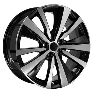 OE Wheels Replica NS29 Black Machined Wheel 19x8.0 +55 5x114.3mm 66.1mm