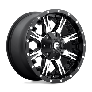 Fuel Offroad D541 NUTZ Matte Black Machined 18x9 +20 6x135|6x139.7mm 106.1mm - WheelWiz