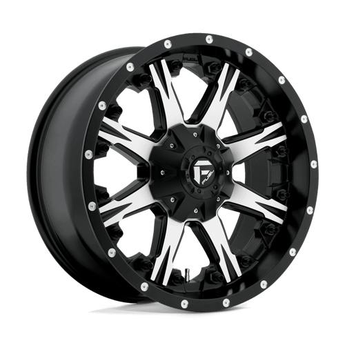 Fuel Offroad D541 NUTZ Matte Black Machined 20x9 +20 6x135|6x139.7mm 106.1mm - Wheelwiz