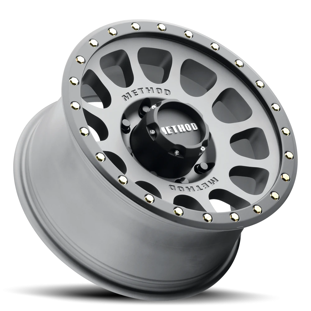 Method Race Wheels NV MR305 Titanium W/ Matte Black Lip 17x8.5 0 8x165.1mm 130.81mm