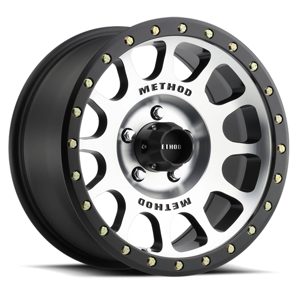 Method Race Wheels NV MR305 Black W/ Machined Face-Black Street Loc 18x9 +25 5x150mm 116.5mm