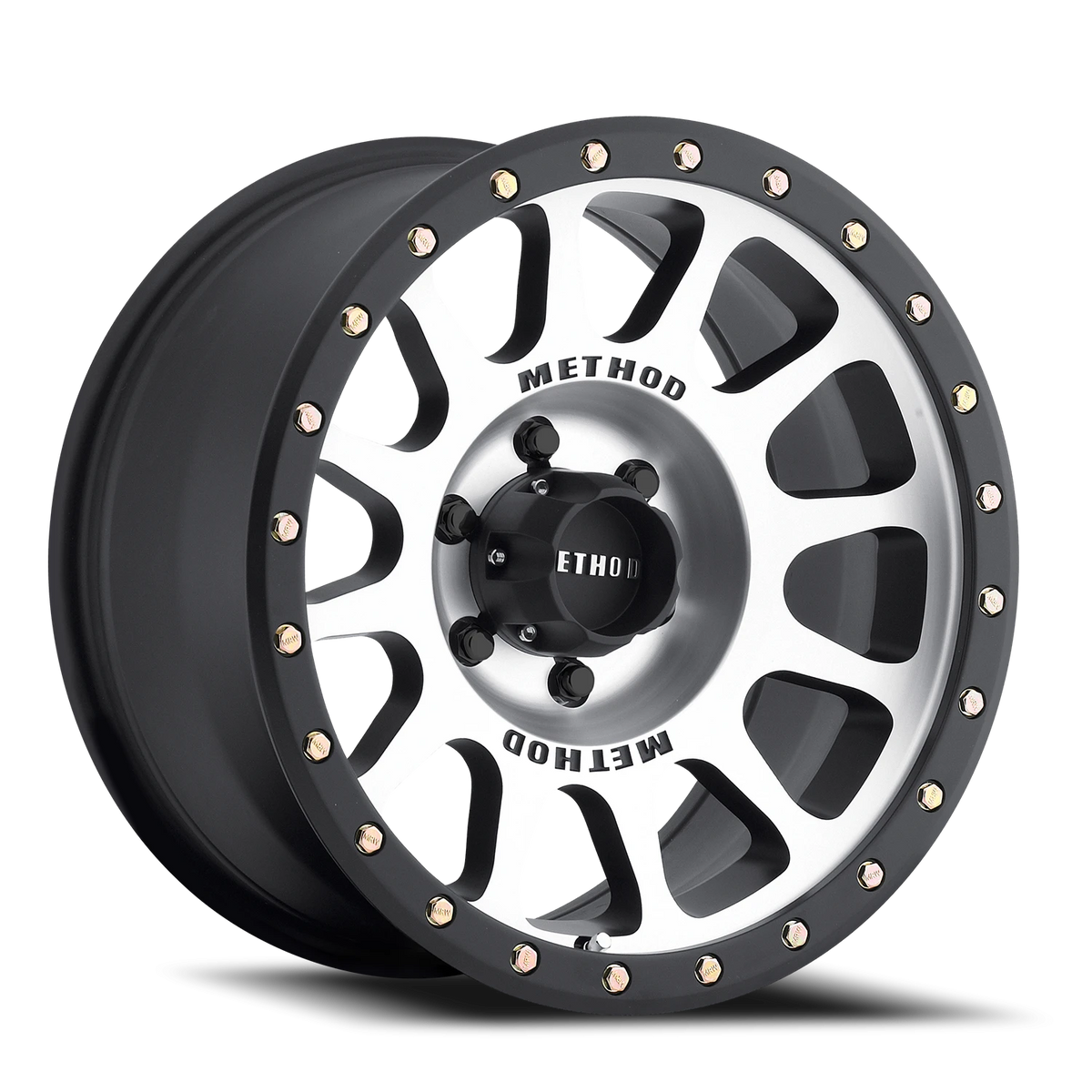 Method Race Wheels NV MR305 Black W/ Machined Face-Black Street Loc 18x9 +18 6x139.7mm 108mm - Wheelwiz