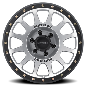 Method Race Wheels NV MR305 Black W/ Machined Face-Black Street Loc 18x9 +18 6x139.7mm 108mm - Wheelwiz
