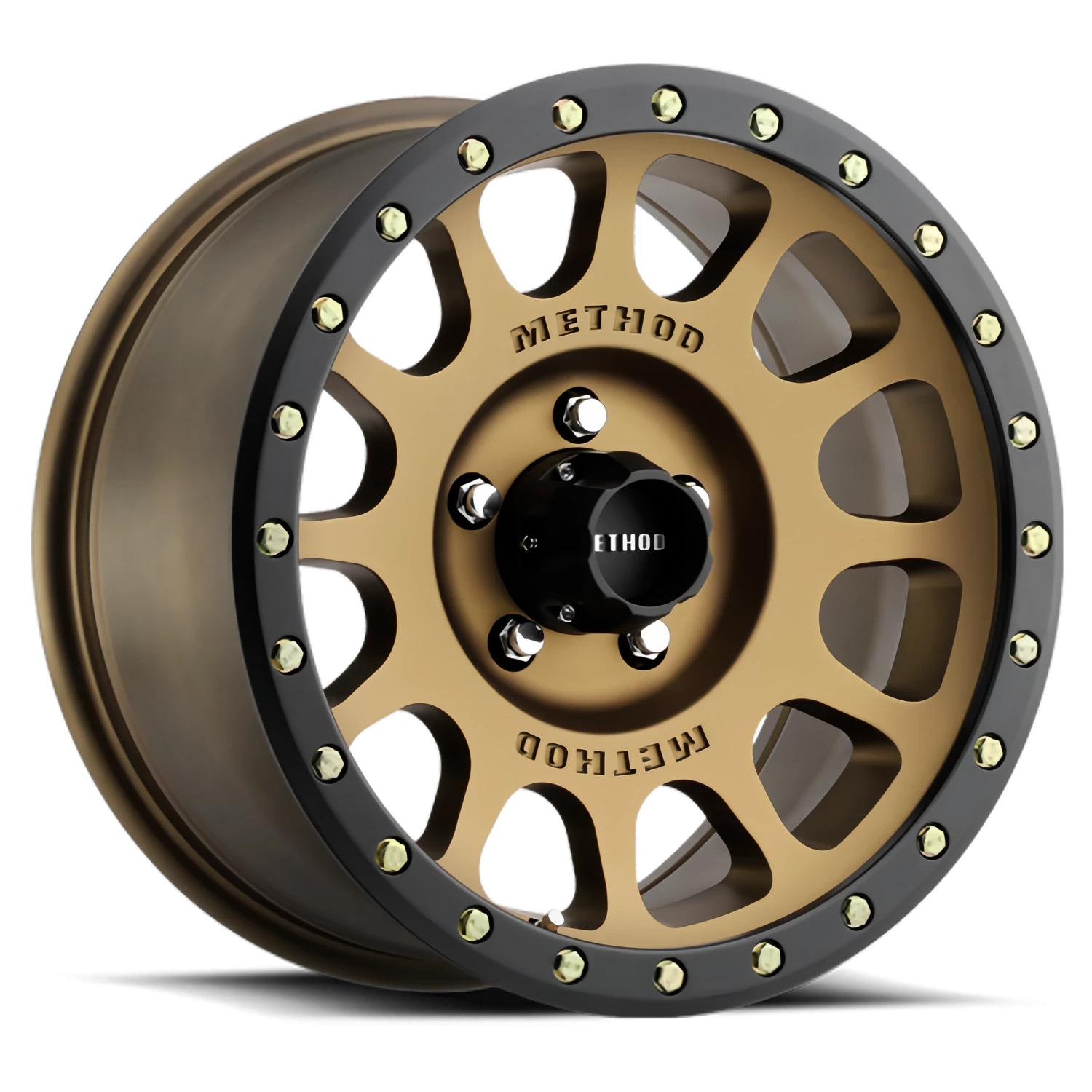 Method Race Wheels NV MR305 Method Bronze W/ Black Street Loc 17x8.5 +25 5x127mm 94mm - Wheelwiz