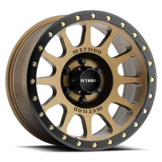 Method Race Wheels NV MR305 Method Bronze W/ Black Street Loc 16x8 0 6x139.7mm 108mm