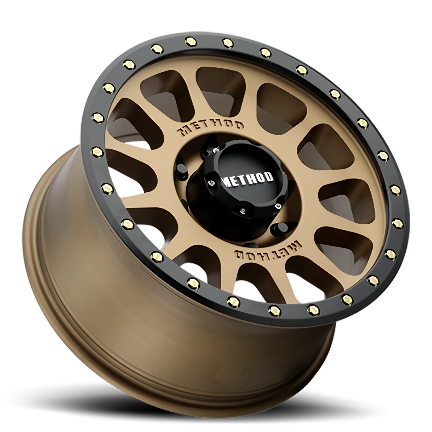 Method Race Wheels NV MR305 Method Bronze W/ Black Street Loc 16x8 0 6x139.7mm 108mm