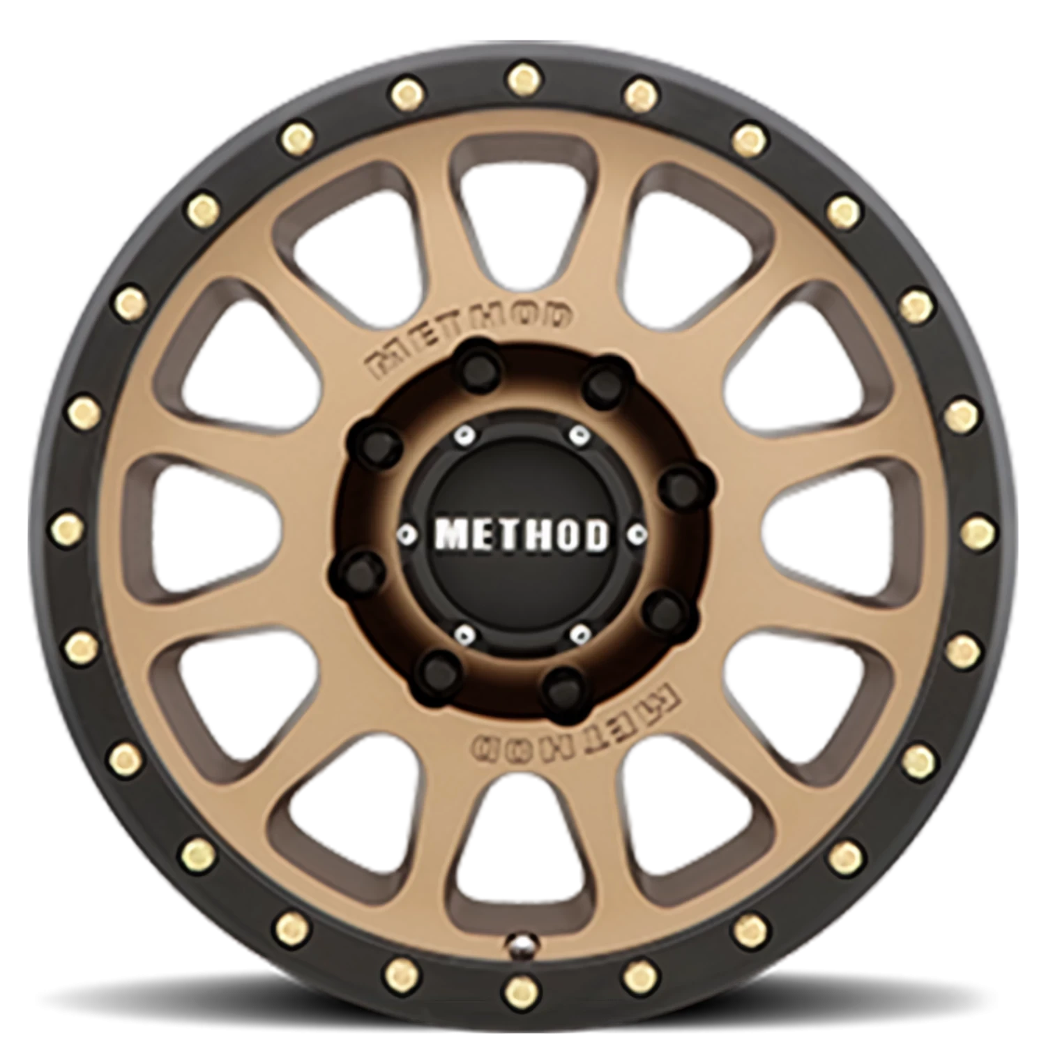 Method Race Wheels NV MR305 Method Bronze W/ Black Street Loc 17x8.5 0 8x170mm 130.81mm