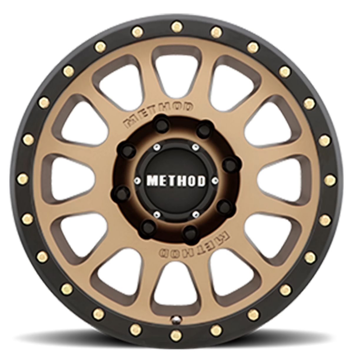 Method Race Wheels NV MR305 Method Bronze W/ Black Street Loc 20x10 -18 8x170mm 130.81mm
