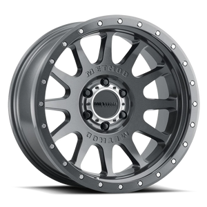 Method Race Wheels NV MR605 Gloss Titanium 20x10 -24 6x135mm 87mm