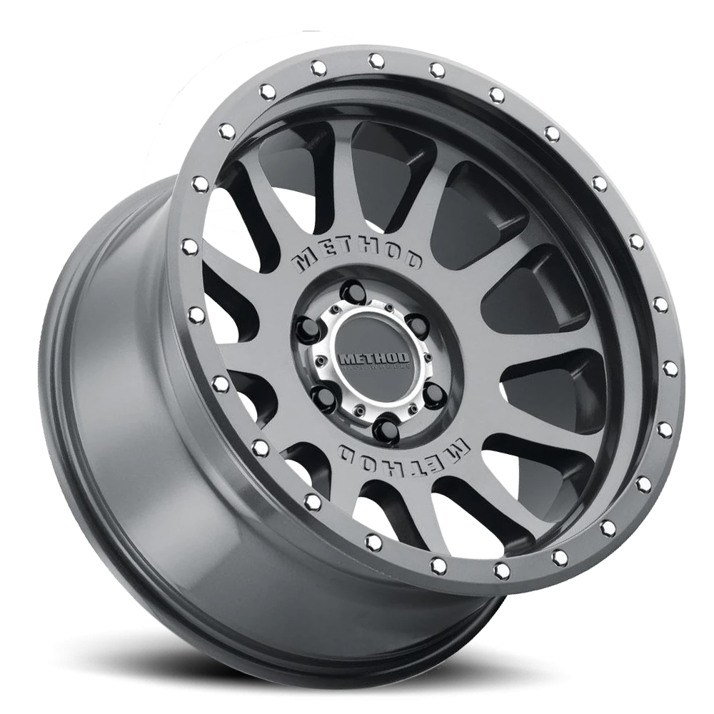 Method Race Wheels NV MR605 Gloss Titanium 20x10 -24 6x139.7mm 106.25mm