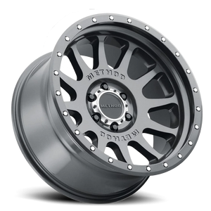 Method Race Wheels NV MR605 Gloss Titanium 20x10 -24 6x139.7mm 106.25mm