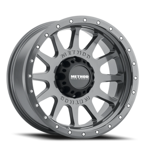 Method Race Wheels NV MR605 Gloss Titanium 20x10 -24 8x165.1mm 121.3mm - Wheelwiz