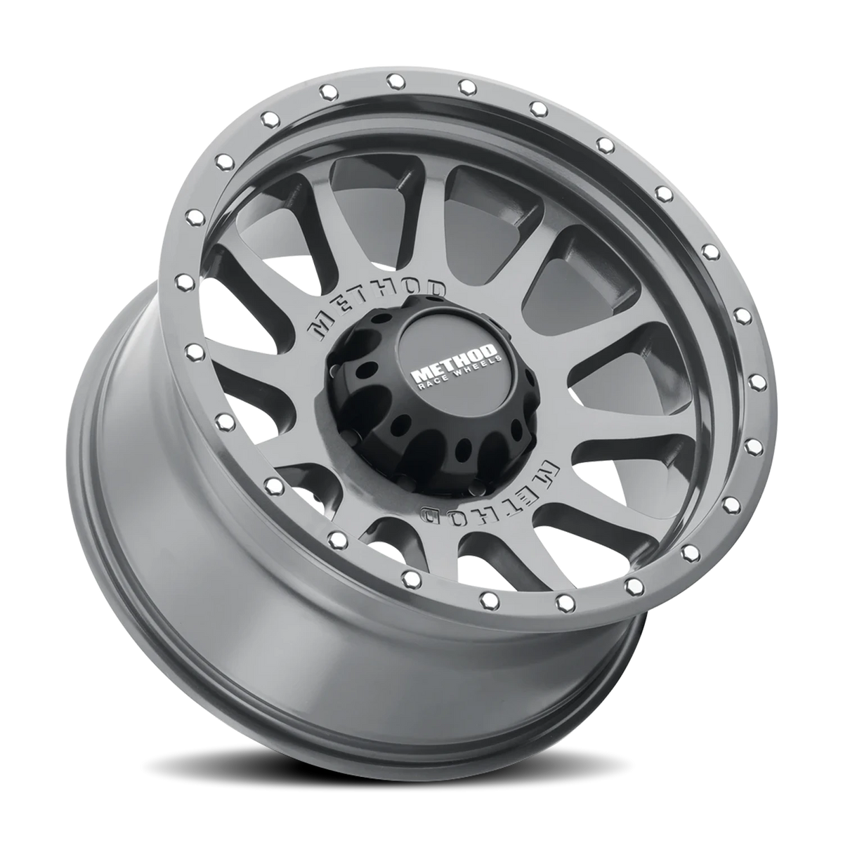 Method Race Wheels NV MR605 Gloss Titanium 20x10 -24 8x165.1mm 121.3mm - Wheelwiz