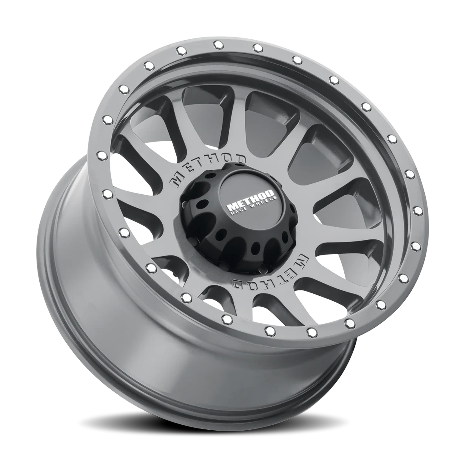Method Race Wheels NV MR605 Gloss Titanium 20x10 -24 8x165.1mm 121.3mm - Wheelwiz