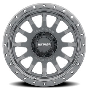 Method Race Wheels NV MR605 Gloss Titanium 20x10 -24 8x165.1mm 121.3mm - Wheelwiz
