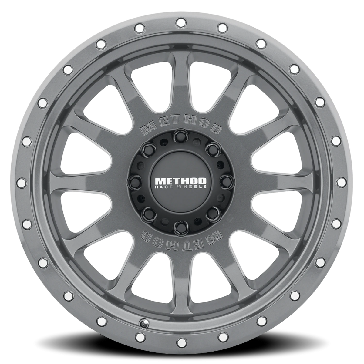 Method Race Wheels NV MR605 Gloss Titanium 20x10 -24 8x170mm 124.9mm - Wheelwiz