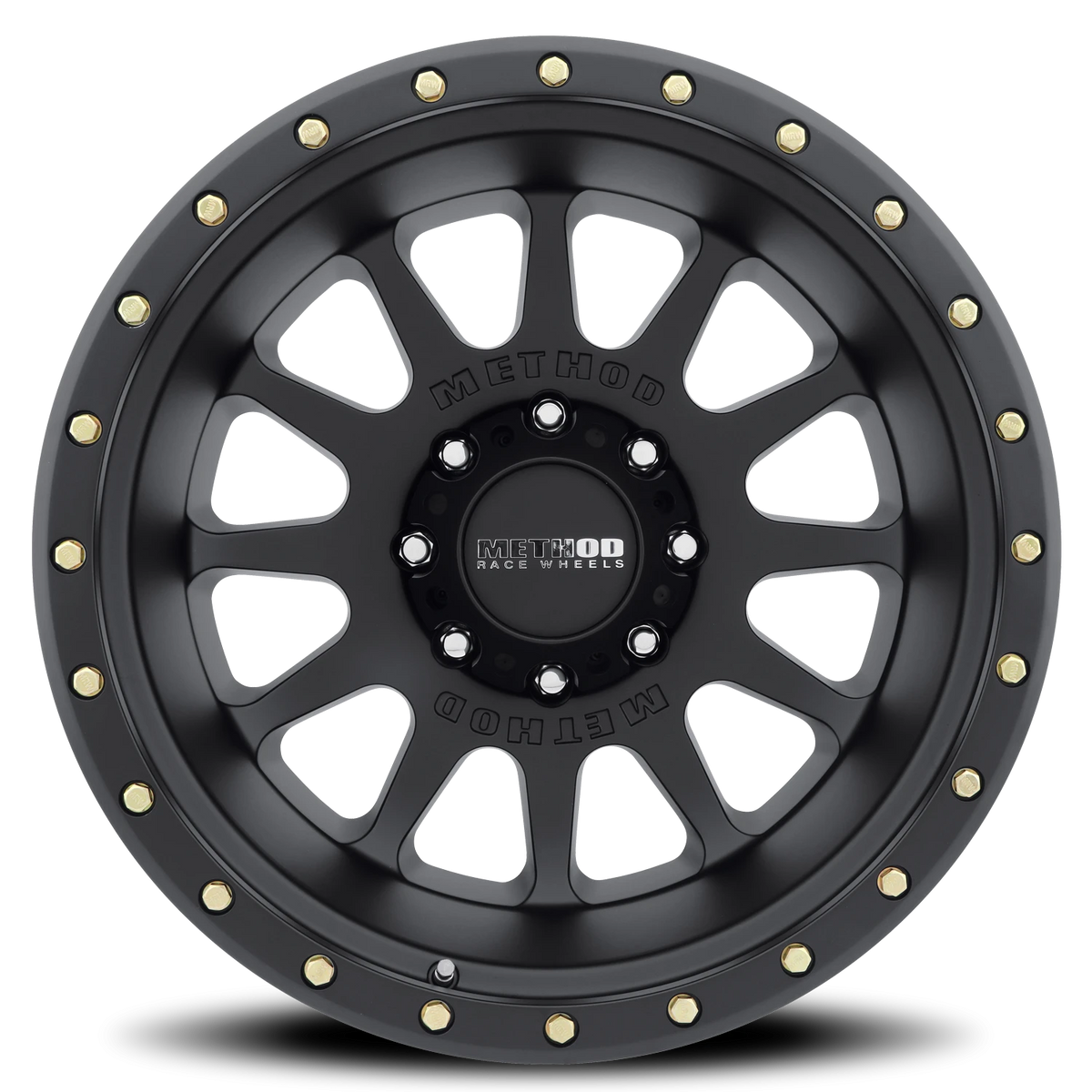 Method Race Wheels NV MR605 Matte Black 20x10 -24 8x180mm 124.1mm