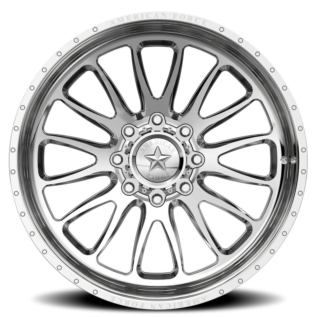 American Force CKH10 Nemesis CC Polished 22x14 -90 5x127mm 71.5mm - Wheelwiz
