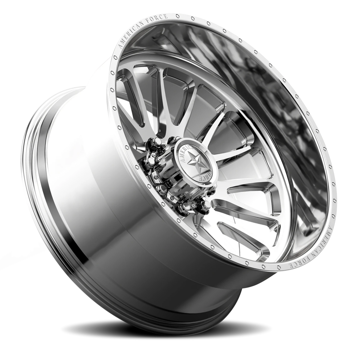 American Force CKH10 Nemesis CC Polished 22x12 -55 8x165.1mm 122mm - Wheelwiz