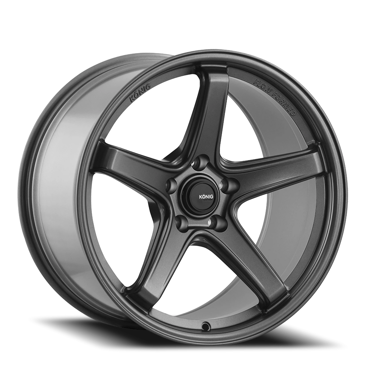 Konig Neoform Matte Grey 19x9.5 +28 5x120mm 72.6mm
