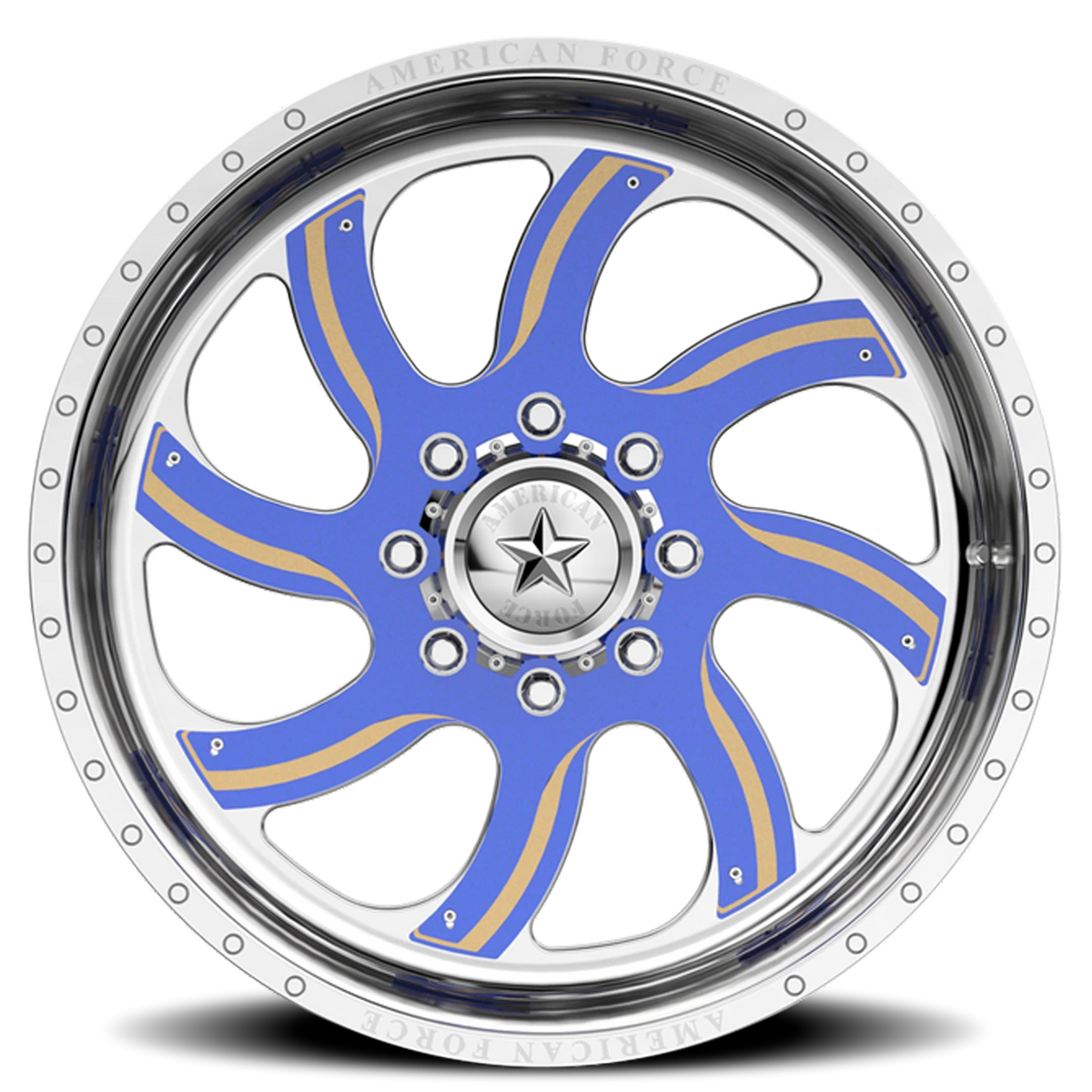 American Force 276 Nightmare FP Polished 24x14 -73 5x139.7mm 77.8mm - Wheelwiz