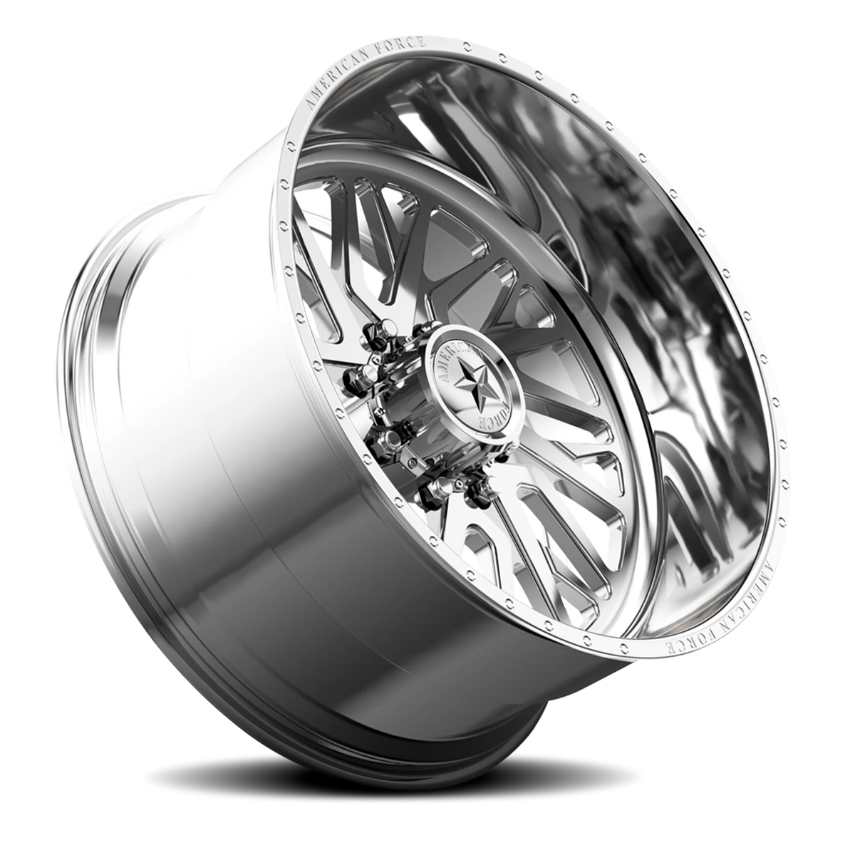American Force H38 Nova SS Polished 22x14 -73 5x150mm 110mm - Wheelwiz