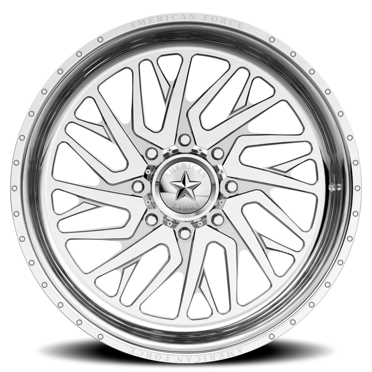 American Force H38 Nova SS Polished 22x14 -73 5x150mm 110mm - Wheelwiz