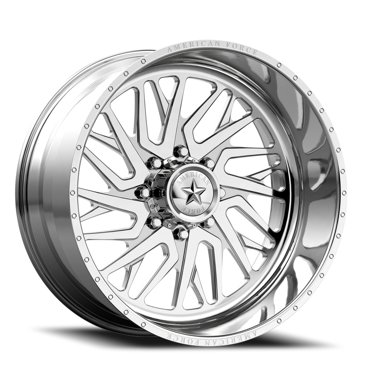 American Force H38 Nova SS Polished 24x12 -40 6x135mm 87mm - Wheelwiz