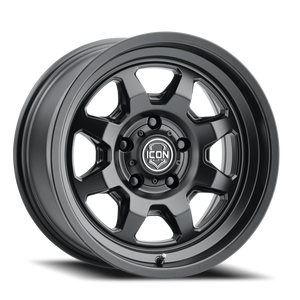 Icon Alloys Nuevo Satin Black 17x8.5 -6 5x127mm 71.5mm