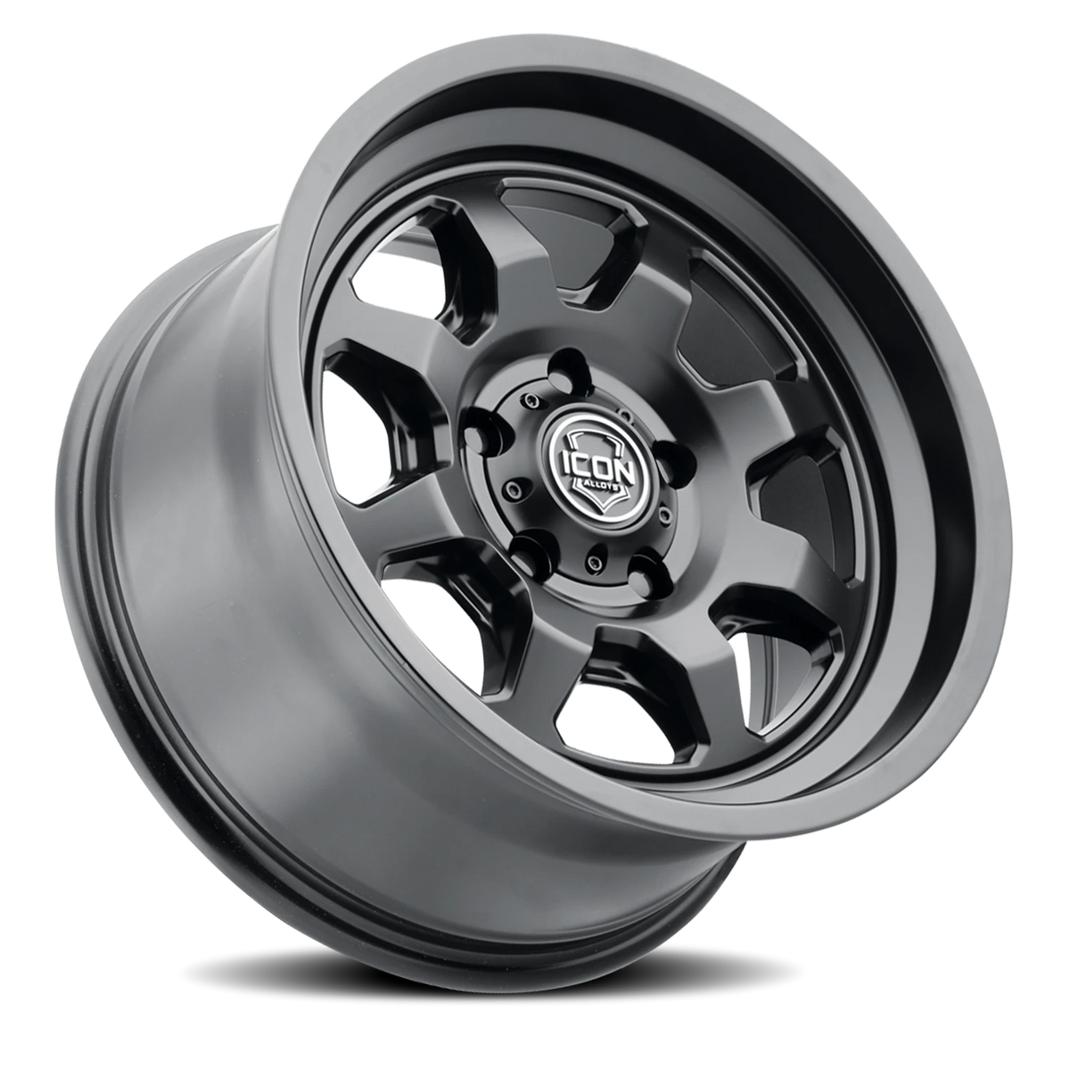 Icon Alloys Nuevo Satin Black 17x8.5 0 5x114.3mm 71.5mm