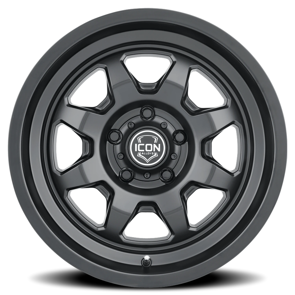 Icon Alloys Nuevo Satin Black 17x8.5 0 5x114.3mm 71.5mm