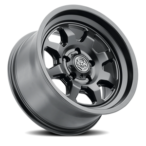 Icon Alloys Nuevo Satin Black 17x8.5 0 6x139.7mm 106.1mm