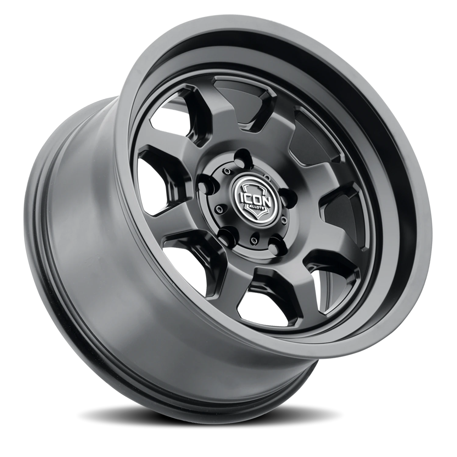 Icon Alloys Nuevo Satin Black 17x8.5 +6 6x135mm 87.1mm