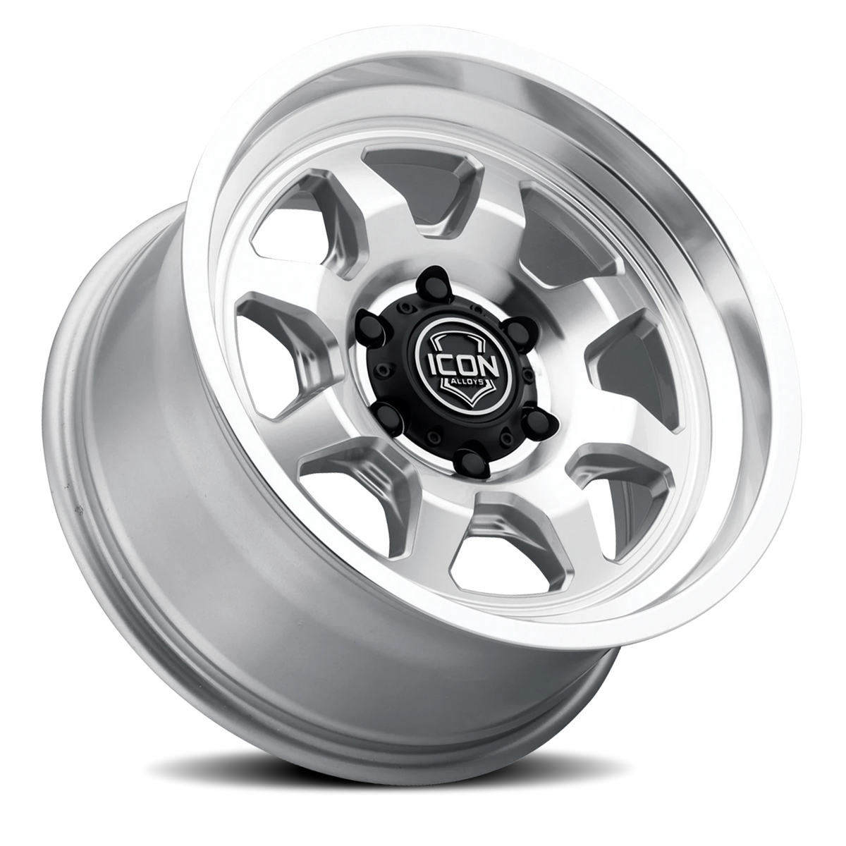 Icon Alloys Nuevo Machined Silver 17x8.5 0 5x114.3mm 71.5mm