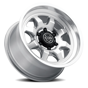 Icon Alloys Nuevo Machined Silver 17x8.5 0 5x114.3mm 71.5mm