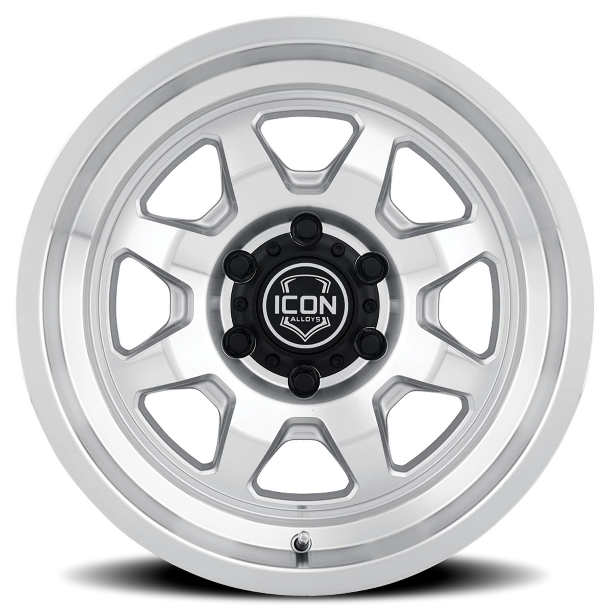 Icon Alloys Nuevo Machined Silver 17x8.5 +6 6x135mm 87.1mm
