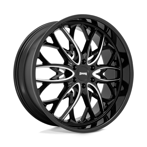 DUB S263 OG Gloss Black Milled 22x9.5 +25 6x139.7mm 106.1mm - Wheelwiz