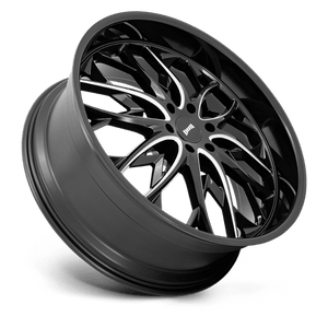 DUB S263 OG Gloss Black Milled 26x10 +25 6x139.7mm 106.1mm - Wheelwiz