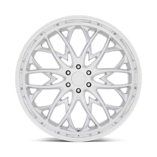 DUB S264 OG Silver W/ Diamond Cut Lip 24x10 +25 6x139.7mm 106.1mm - Wheelwiz