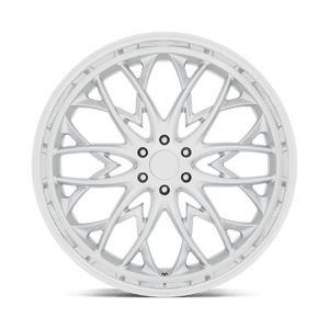 DUB S264 OG Silver W/ Diamond Cut Lip 26x10 +25 6x139.7mm 106.1mm - Wheelwiz