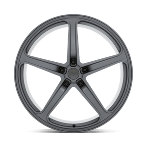 OHM AMP Matte Gunmetal 21x9 +25 5x120mm 64.2mm - Wheelwiz