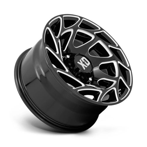 XD Series XD860 ONSLAUGHT Gloss Black Milled 20x10 -18 5x127mm 71.5mm - Wheelwiz