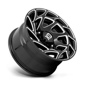 XD Series XD860 ONSLAUGHT Gloss Black Milled 20x12 -44 8x165.1mm 125.1mm - Wheelwiz
