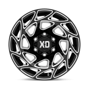 XD Series XD860 ONSLAUGHT Gloss Black Milled 22x12 -44 5x127mm 71.5mm - Wheelwiz