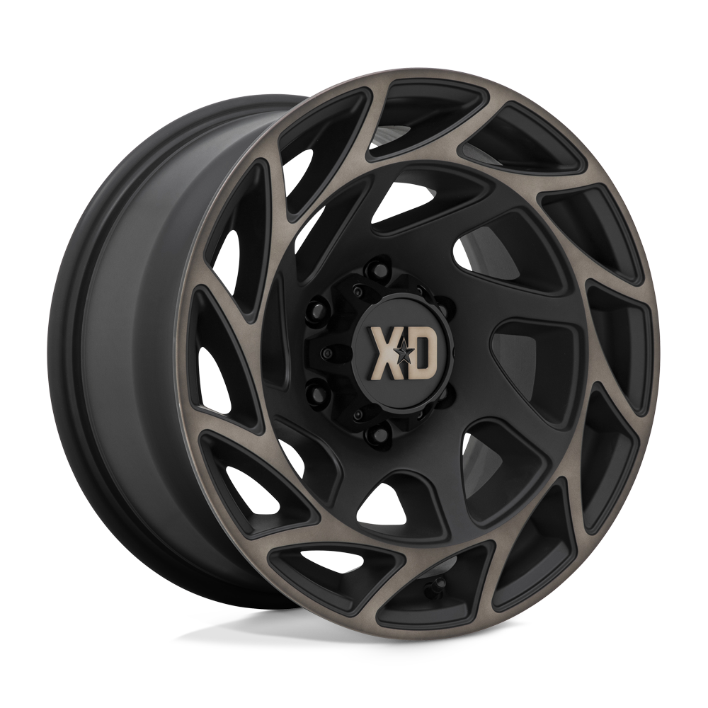 XD Series XD860 ONSLAUGHT Satin Black With Bronze Tint 20x12 -44 5x127mm 71.5mm - WheelWiz