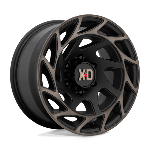 XD Series XD860 ONSLAUGHT Satin Black W/ Bronze Tint 17x9 0 6x139.7mm 106.1mm - Wheelwiz