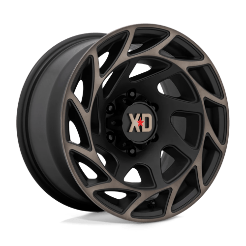 XD Series XD860 ONSLAUGHT Satin Black W/ Bronze Tint 22x12 -44 8x165.1mm 125.1mm - Wheelwiz