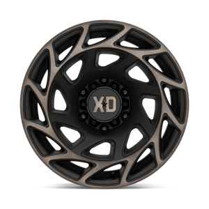 XD Series XD860 ONSLAUGHT Satin Black W/ Bronze Tint 17x9 -12 6x139.7mm 106.1mm - Wheelwiz